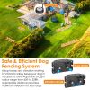 328FT Electric Wireless Dog Fence System With GPS Location Monitor Collar Receiver